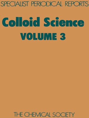 cover image of Colloid Science